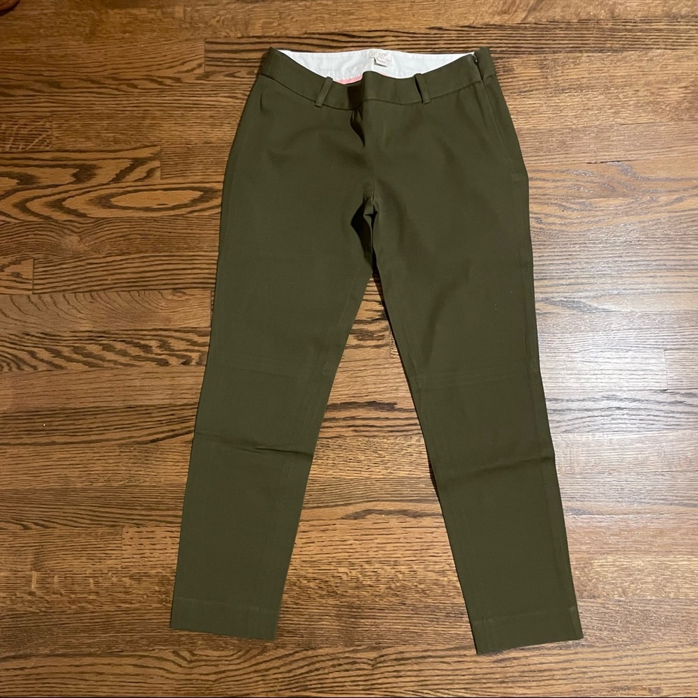 J.Crew Factory Winnie Pants in Green Size 2 GUC